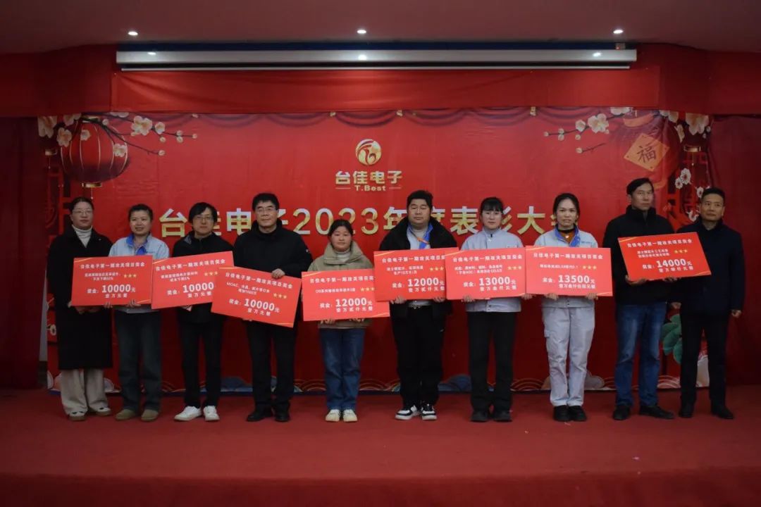台佳电子2023年度表扬大会盛大举行