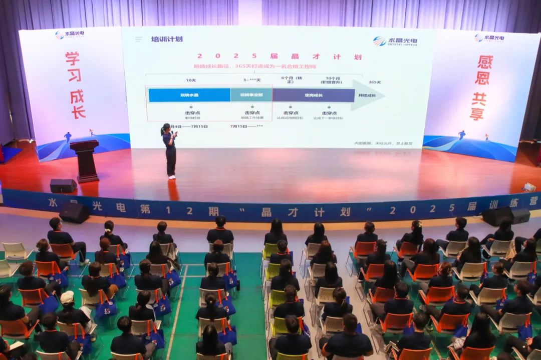 职场转身 晶彩未来｜易利ezweb光电2025届晶才训练营燃情启幕！